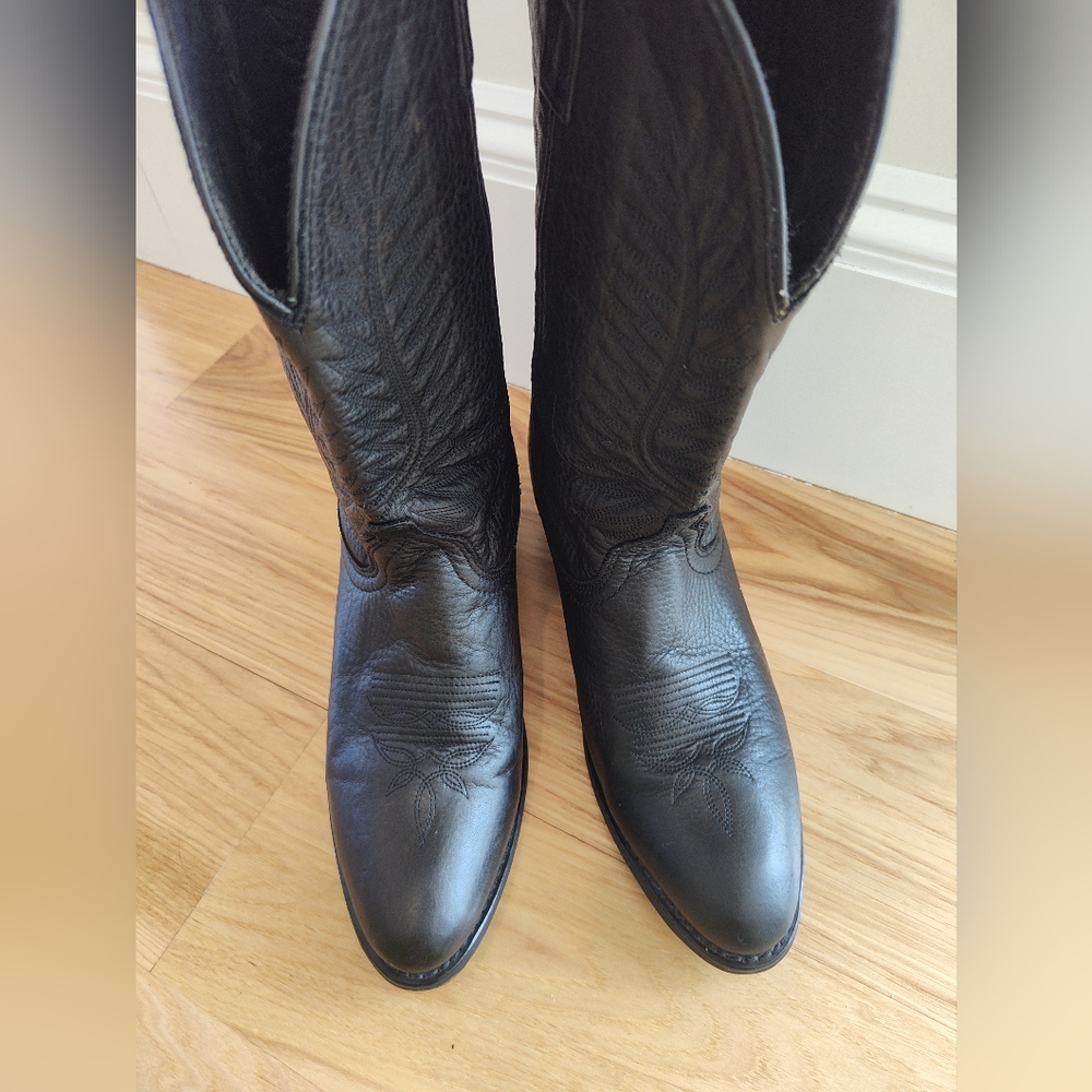 Black Western Cowboy Boots